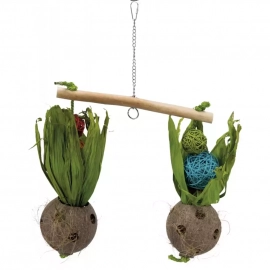 Trixie Качель-кормушка с кокосом для птиц (58921)