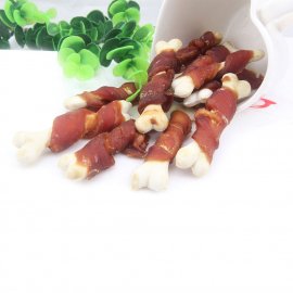 Селянські Смаколики Ласощі для собак КАЛЬЦІЄВІ КІСТОЧКИ З КАЧКОЮ