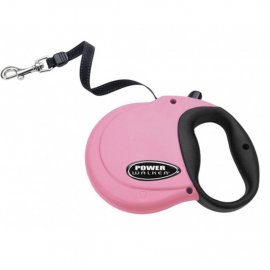 Power Walker рулетка-поводок MINI, розовый