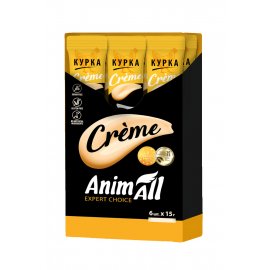AnimAll Cat Snack Creme лакомство в виде крема для кошек КУРИЦА