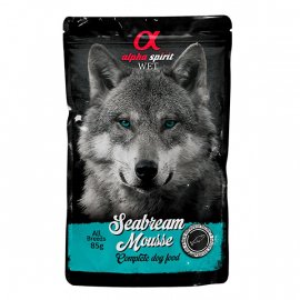 Alpha Spirit Sea Bream Mousse беззерновой влажный корм для собак ДОРАДО