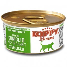 Kippy (Кіппі) MOUSSE STERILISED RABBIT консерви для стерилізованих кішок КРОЛИК, мус