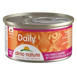 Almo Nature Daily MOUSSE TUNA & SALMON консерви для котів ТУНЕЦЬ І ЛОСОСЬ, мус