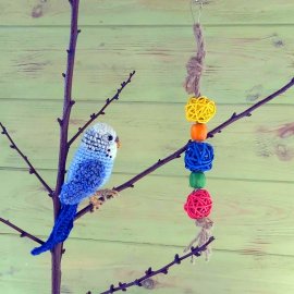 Zelena Zoo Светофор ирушка для попугаев