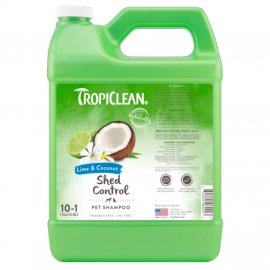 Tropiclean SHED CONTROL LIME & COCONUT (ЛАЙМ И КОКОС) шампунь против линьки для собак и кошек