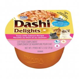 Inaba Dashi Delights Tuna & Salmon лакомство для кошек ТУНЕЦ и ЛОСОСЬ