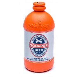 SodaPup (Сода Пап) Beer Bottle игрушка для собак БУТЫЛКА ПИВА, оранжевый