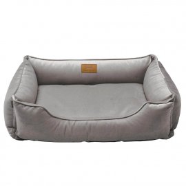 Harley & Cho DREAMER VELOUR GRAY лежак для собак (велюр), сірий