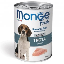Monge Dog Fresh Adult Trout вологий корм для собак, паштет, ФОРЕЛЬ