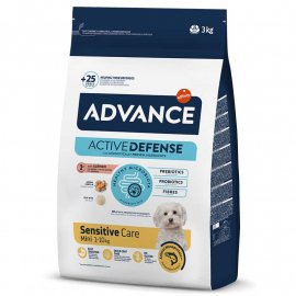 Advance (Едванс) Dog Mini Adult Sensitive - корм для дорослих собак маленьких порід з чутливим травленням (лосось та рис)