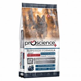 ProScience Sensitive Beauty Adult Salmon & Blueberry сухой корм для здоровья кожи и шерсти собак ЛОСОСЬ и ЧЕРНИКА