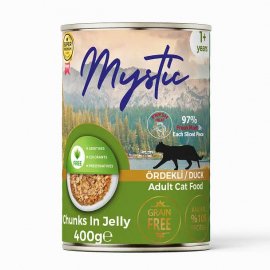 Mystic Cat Duck Jelly вологий корм для котів, шматочки в желе КАЧКА