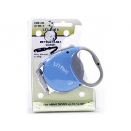 Power Walker рулетка-повідець MINI, блакитний