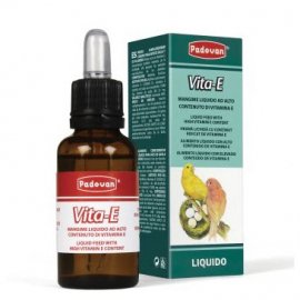 Padovan Vita-E Liquid додатковий рідкий корм (підгодовування) для птахів, що живуть у клітках і вольєрах