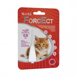 Modes ForcEct капли на холку от блох и клещей для кошек и котят