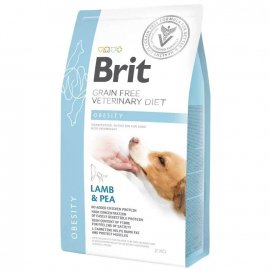 Brit Veterinary Diet Dog Grain Free Obesity Lamb & Pea беззерновой сухой корм для собак c избыточным весом ЯГНЯ та ГОРОХ