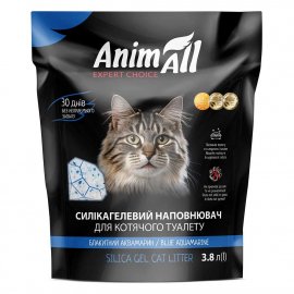 AnimAll Blue Aquamarine cиликагелевый наполнитель для кошачьего туалета ГОЛУБОЙ АКВАМАРИН