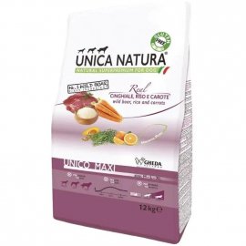 Gheda Unica Natura Unico Maxi Wild Boar, Rice and Carrots сухий корм для дорослих собак великих порід ДИКИЙ КАБАН, РИС ТА МОРКВА