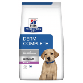 Hill's Prescription Diet Derm Complete Puppy корм для щенков при пищевой аллергии и атопическом дерматите ЯЙЦО и РИС