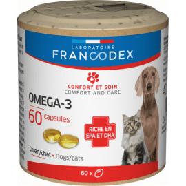 Francodex Omega-3 капсули для котів та собак