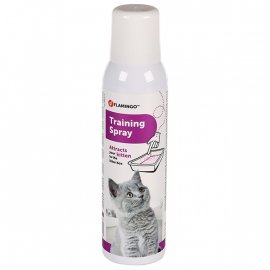 Flamingo KITTEN TRAINING SPRAY спрей для приучения котенка к туалету, когтеточке 120 мл
