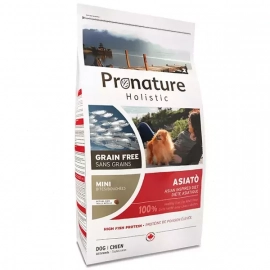 Pronature Holistic (Пронатюр Холістік) ASIATO SMALL BITES беззерновий корм для собак міні та малих порід РИБА СИГ та ПАПАЙЯ