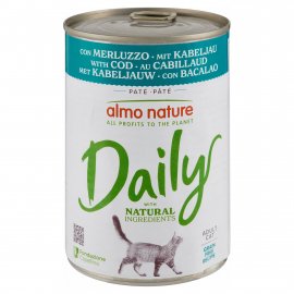 Almo Nature Daily ADULT COD консервы для кошек ТРЕСКА