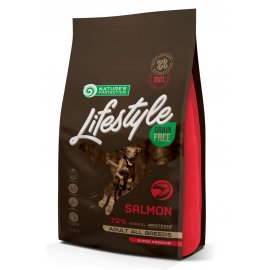 Natures Protection Lifestyle GRAIN FREE ADULT SALMON корм для собак усіх порід ЛОСОСЬ