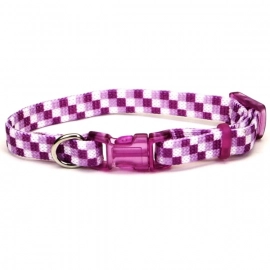 Coastal (Костал) Li`l Pals ошейник для собак, нейлон, фиолет в клетку