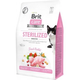 Brit Care Cat Grain Free Sterilized Sensitive Rabbit беззерновой сухой корм для стерилизованных кошек с чувствительным пищеварением КРОЛИК Brit Care Cat Grain Free Sterilized Sensitive Rabbit беззерновой сухой корм для стерилизованных кошек с чувствительным пищеварением КРОЛИК