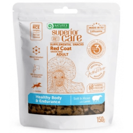 Natures Protection (Нейчез Протекшин) Superior Care Red Coat Healthy Body & Endurance лакомство для собак с рыжей шерстью ЯГНЕНОК