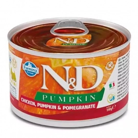 Farmina (Фармина) N&D Grain Free Pumpkin Chicken & Pomegranate Adult Mini влажный корм для собак мелких пород КУРИЦА, ТЫКВА, ГРАНАТ Farmina (Фармина) N&D Grain Free Pumpkin Chicken & Pomegranate Adult Mini влажный корм для собак мелких пород КУРИЦА, ТЫКВА, ГРАНАТ