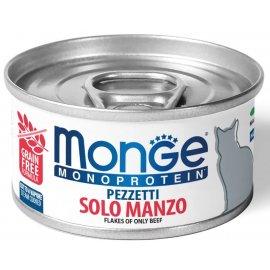 Monge Cat Monoprotein Flakes of Beef монопротеиновый влажный корм для кошек, мясные хлопья ГОВЯДИНА