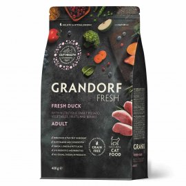 Grandorf Fresh (Грандорф) Duck & Sweet Potato Adult сухой корм для кошек УТКА и БАТАТ