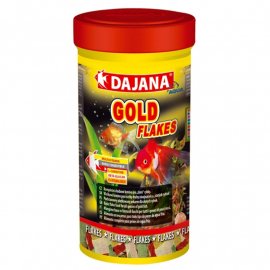 Dajana Gold Flakes корм для золотых рыбок и декоративных карасей в хлопьях