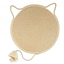 Пухнастики Кігтеточка-килимок для кішок, джут/сизаль