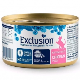 Exclusion (Эксклюжн) Cat Kitten Chicken монопротеиновые консервы для котят, КУРИЦА