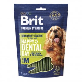 Brit Premium Dental Snacks Collagen & Spirulina лакомства для собак КОЛЛАГЕН и СПИРУЛИНА