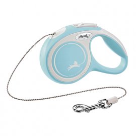 Flexi (Флексі) NEW COMFORT CORD (НЬЮ КОМФОРТ ТРОС) повідець-рулетка для собак, блакитний