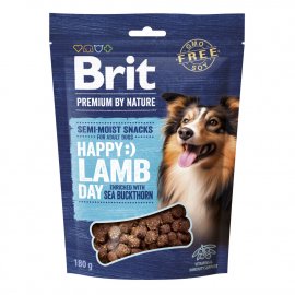 Brit Premium Semi-moist Snacks Lamb & Sea Buckthorn напіввологі ласощі для собак ЯГНЯ та ОБЛІПИХА