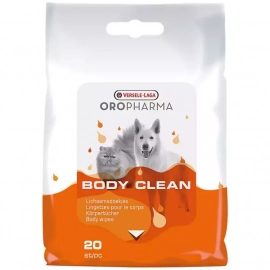 Versele-Laga Oropharma (Орофарма) Body Clean очищающие салфетки для собак и котов