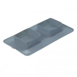 Collar WAUDOG силиконовая складная миска, СЕРЫЙ