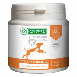 Natures Protection (Нейчез Протекшин) Beauty Formula харчова добавка для покращення стану шкіри та шерсті дорослих собак