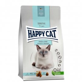 Happy Cat Sensitive Stomach & Intestines Duck & Rice сухой корм для кошек с чувствительным пищеварением УТКА и РИС