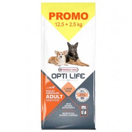 Opti Life Adult Digestion Medium & Maxi Lamb & Rice сухий корм для собак середніх та великих порід із чутливим травленням ЯГНЯ та РИС Opti Life Adult Digestion Medium & Maxi Lamb & Rice сухий корм для собак середніх та великих порід із чутливим травленням ЯГНЯ та РИС