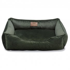 Harley & Cho DREAMER VELOUR GREEN лежак для собак (велюр), зелений