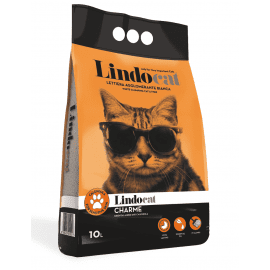 Lindocat CHARME бентонітовий наповнювач для кішок з ароматом східної амбри, велика гранула