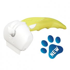 FoOlee Easee (Фоли Изи) Дешеддер для удаления линяющей шерсти животных, желтый