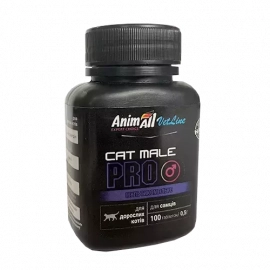 AnimAll VetLine CAT MALE PRO мультивітамінний комплекс для дорослих котів (самців)