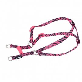 Coastal (Костал) Li`l Pals Comfort Dog Harnes шлея для собак, РОЖОВА ЗЕБРА